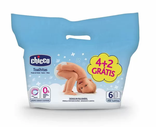 Fashion Chicco 6-Pack Toalhitas