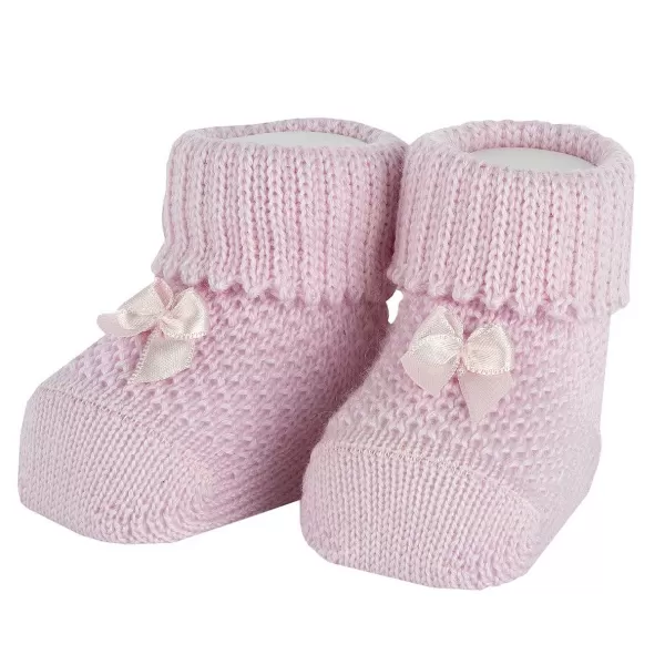 Outlet Chicco Babuchas De Tricot Com Arco