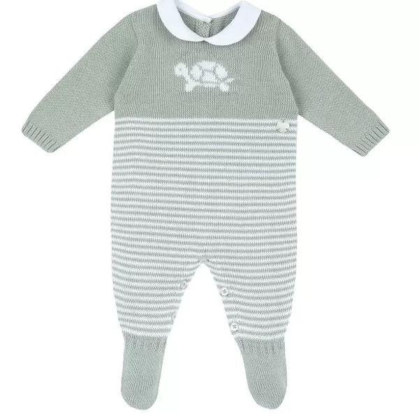 Online Chicco Babygrow Aberto Na Perna Verde-051