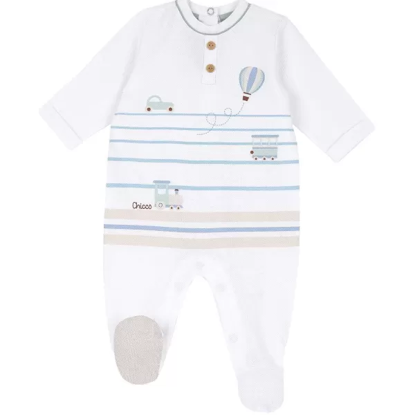 Shop Chicco Babygrow Aberto Na Perna