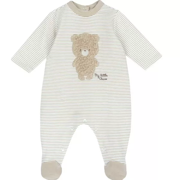 Shop Chicco Babygrow Aberto Na Perna Cr