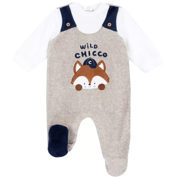 Sale Chicco Babygrow Aberto Na Perna