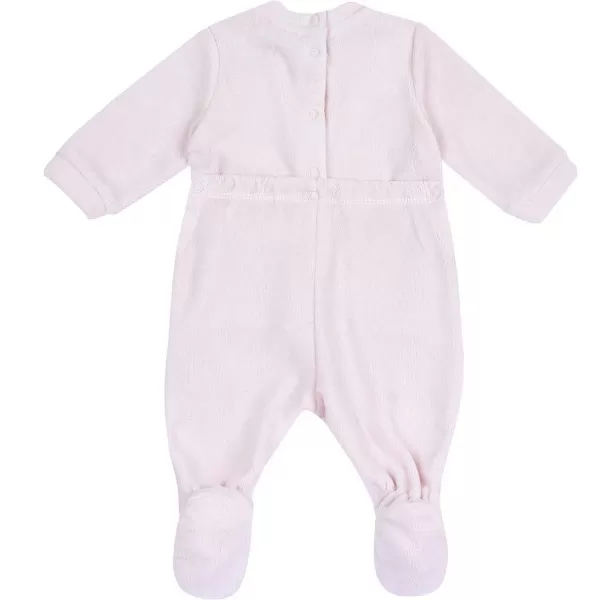 Outlet Chicco Babygrow Aberto Nas Costas Rosa Claro