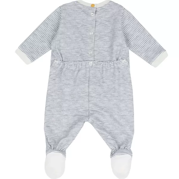 Clearance Chicco Babygrow Aberto Nas Costas Cinzento M ©Dio