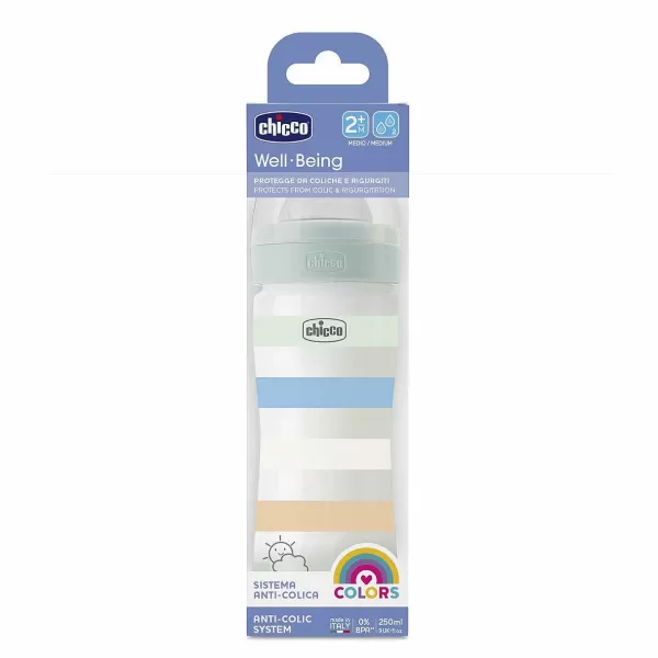 Discount Chicco BiBerço Pl Stico Well-Being 250Ml Fluxo M Dio Verde