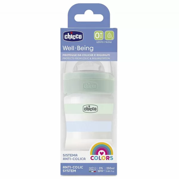 Store Chicco BiBerço Well-Being Pl Stico Fluxo Normal 150 Ml Verde