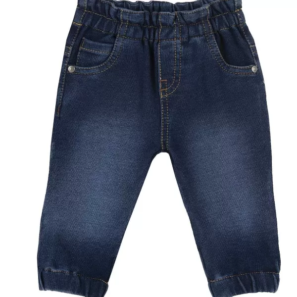 Outlet Chicco Cal As El Sticas Com Efeito Denim