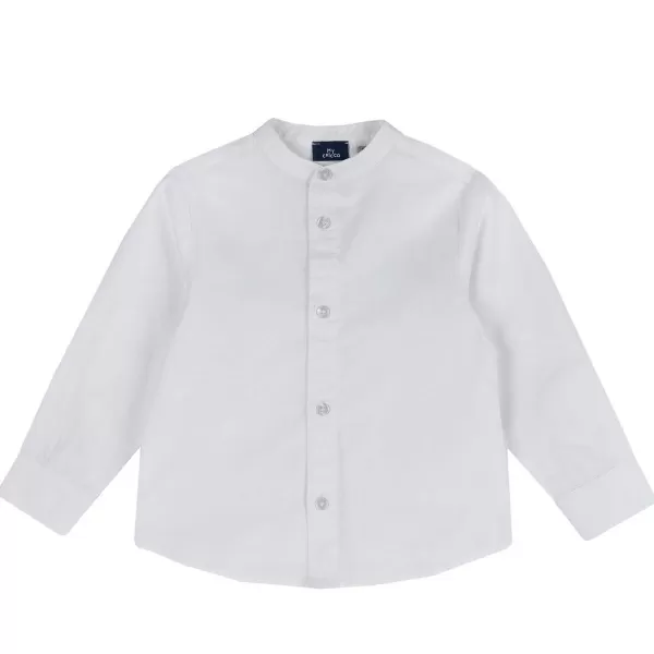 Clearance Chicco Camisa Com Colarinho Mandarim