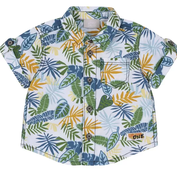 Best Chicco Camisa Com Manga Curta E Padr O Selva