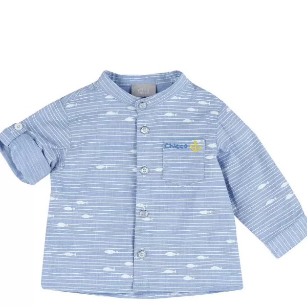 Best Sale Chicco Camisa Com Peixinhos