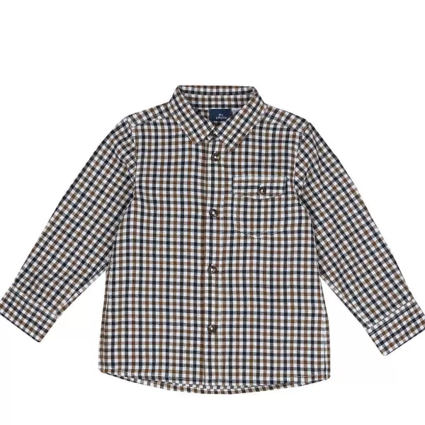 Store Chicco Camisa De Flanela Com Padr O De Cheque