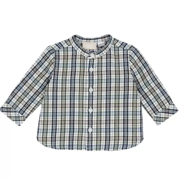 Sale Chicco Camisa Xadrez Manga Longa