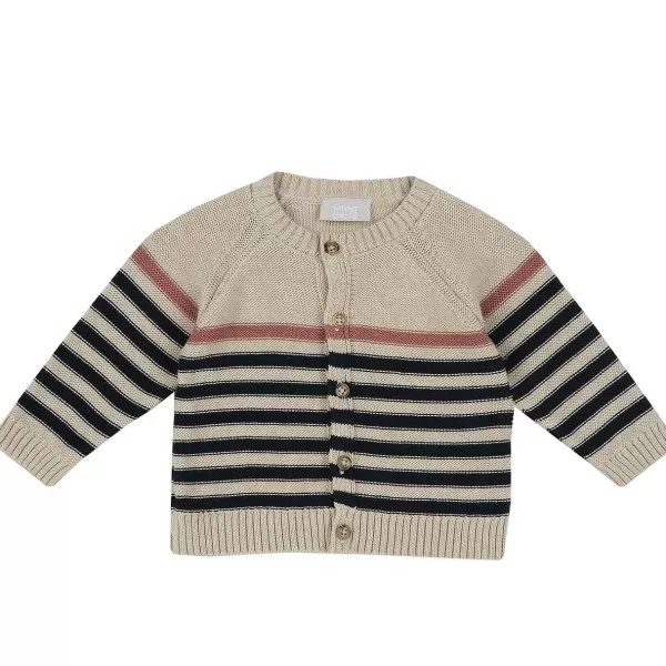 Store Chicco Casaco De Tricot Com Padr O De Riscas