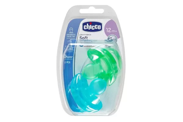 Fashion Chicco Chupeta Physio Soft Silicone 16-36M 2P S