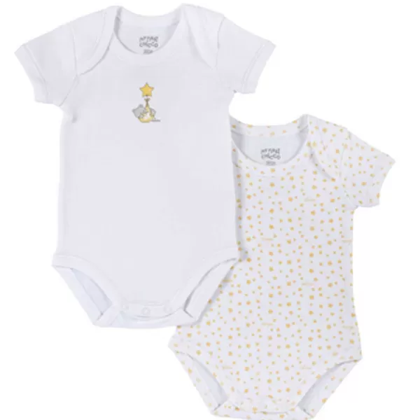 Flash Sale Chicco Conjunto Body Interior Branco / Amarelo