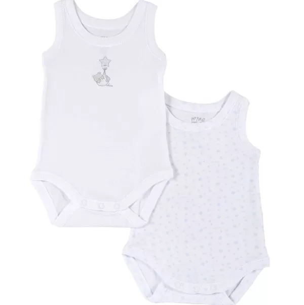 Store Chicco Conjunto Body Interior Branco / Azul-032