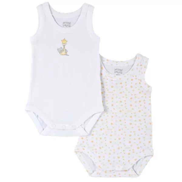 Store Chicco Conjunto Body Interior Branco / Amarelo