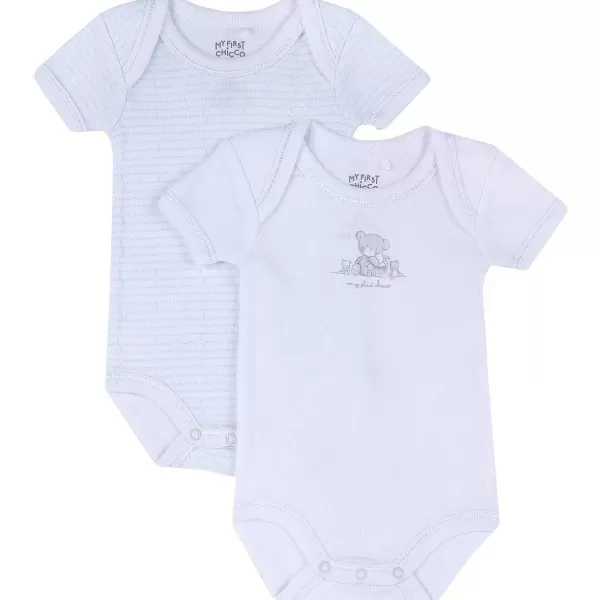 Discount Chicco Conjunto Body Interior Branco / Azul-032