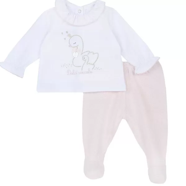 Clearance Chicco Conjunto Camisola De Malha E Cal As Com P S