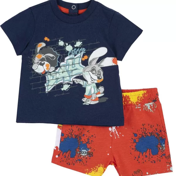 Best Sale Chicco Conjunto Com T-Shirt E Cal Es