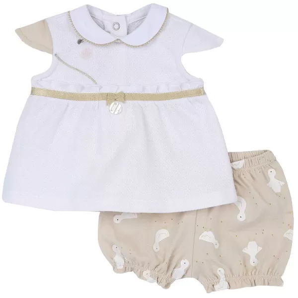 Best Chicco Conjunto Com T-Shirt E Culotte