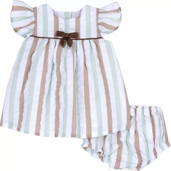 Store Chicco Conjunto Com Vestido E Cullotte