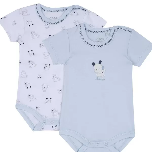 Shop Chicco Conjunto De 2 Bodys Manga Curta - Bio Cotton