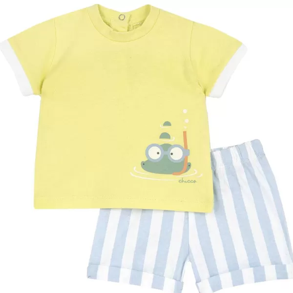 Clearance Chicco Conjunto De Praia T-Shirt E Cal Es