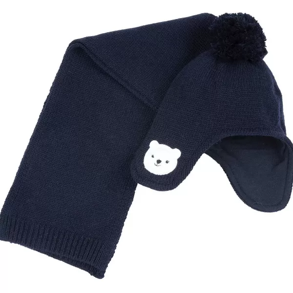 Best Chicco Conjunto Gorro E Cachecol Azul Escuro