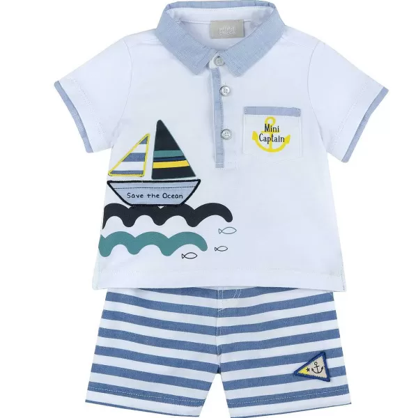 Clearance Chicco Conjunto Polo Com Barco E Cal Es