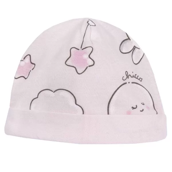 Online Chicco Gorro Com Padr O Rosa Impresso