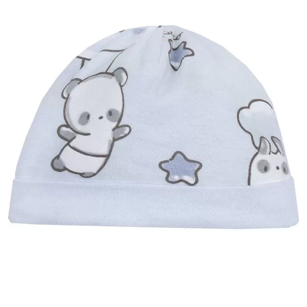 Fashion Chicco Gorro Com Padr O Azul Impresso-026