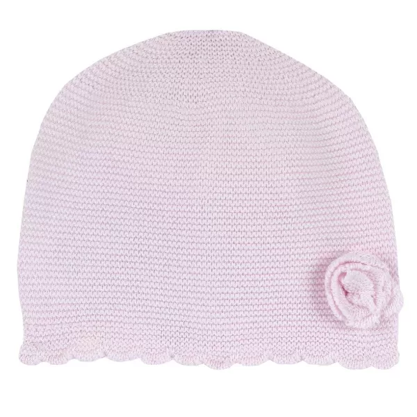 Store Chicco Gorro De Tricot Com Rosa