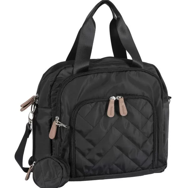 Flash Sale Chicco Mala Em Tecido Com Bolso Frontal Preto