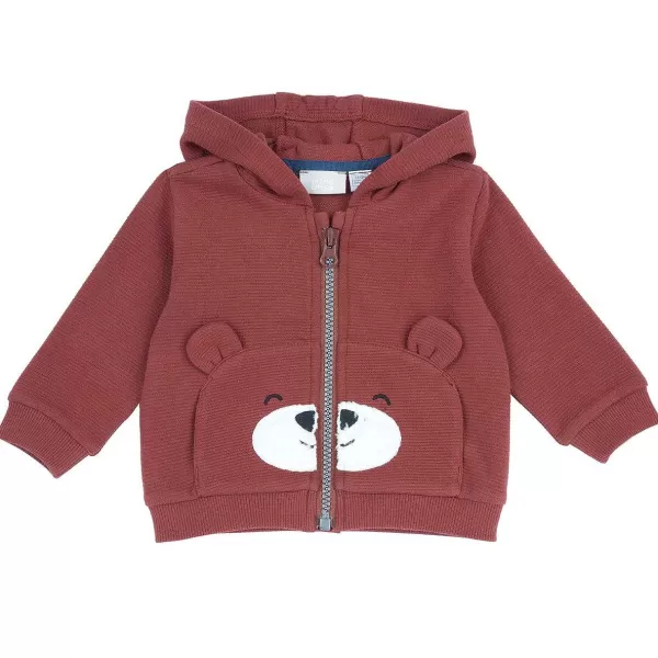 Store Chicco Sweatshirt Com Fecho E Capuz