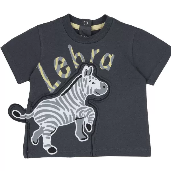 Sale Chicco T-Shirt Com Animais Cinzento Escuro