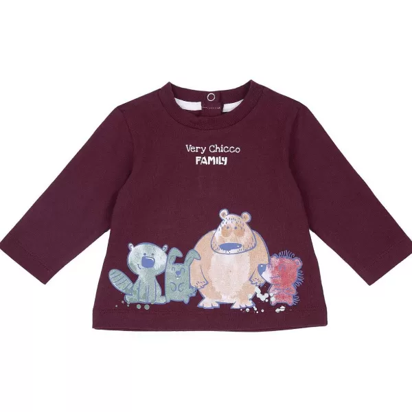 Clearance Chicco T-Shirt Com Animais Da Floresta