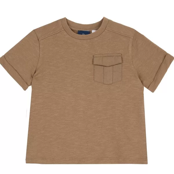 Clearance Chicco T-Shirt Com Bolso Castanho M ©Dio