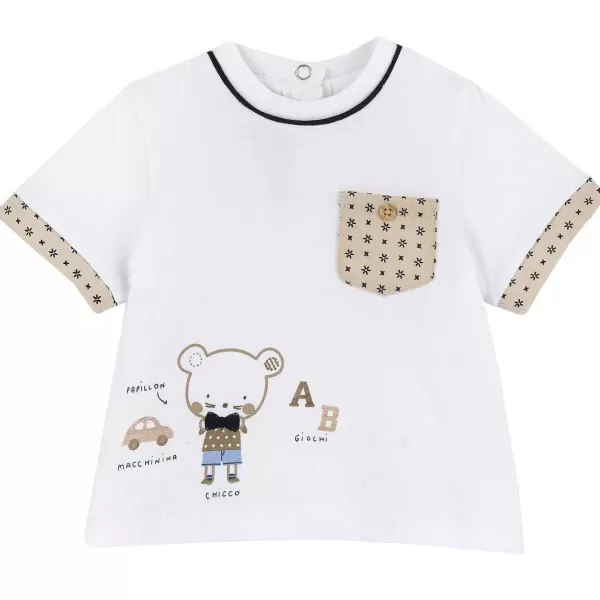 Cheap Chicco T-Shirt Com Doce Estampagem Branco