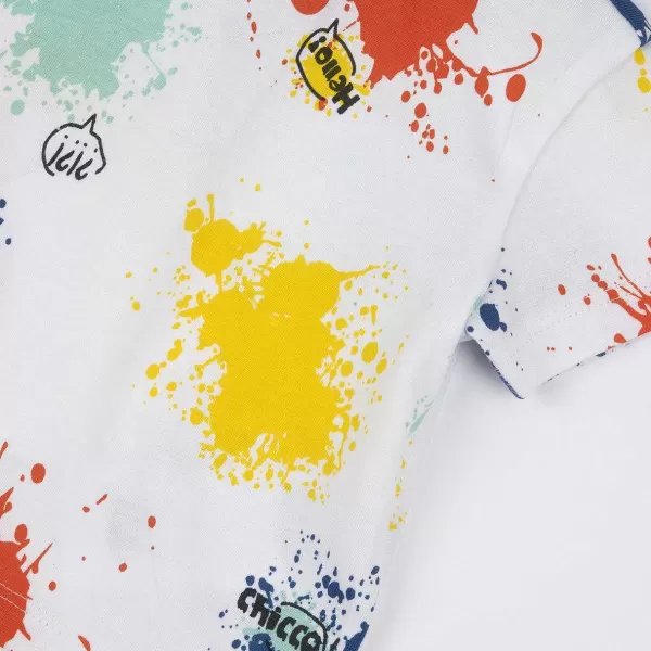 Hot Chicco T-Shirt Com Estampagem Colorida