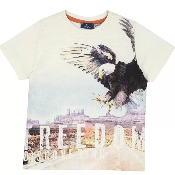 Outlet Chicco T-Shirt Com Estampagem Fotogr Fica