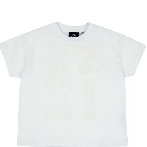 Online Chicco T-Shirt Com Estampagem Lettering Cr