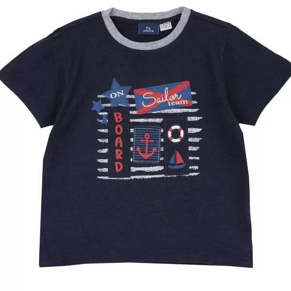 Flash Sale Chicco T-Shirt Com Estampagem Sailing