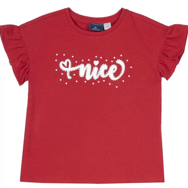 Best Sale Chicco T-Shirt Com Folhos