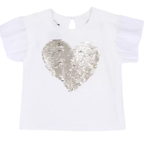 Best Chicco T-Shirt Com Mangas De Tule