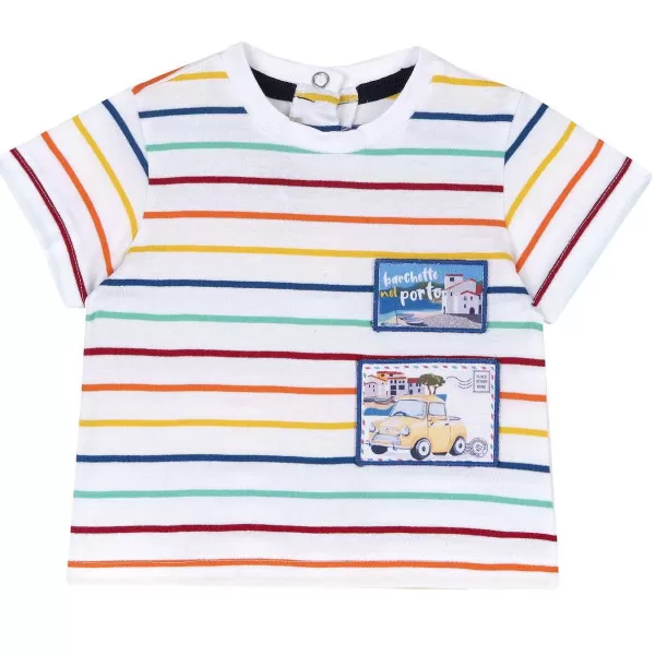 Shop Chicco T-Shirt Com Padr O S Riscas