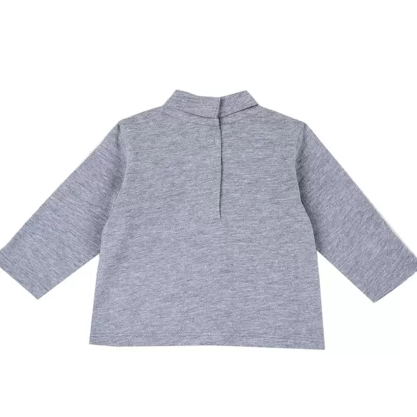 Shop Chicco T-Shirt De Manga Comprida Com Gola Alta - Algod O Sustent Vel