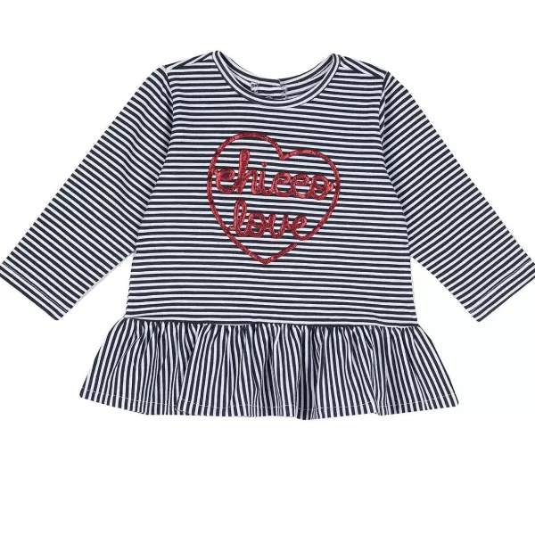 Store Chicco T-Shirt De Manga Comprida Com Padr O S Riscas