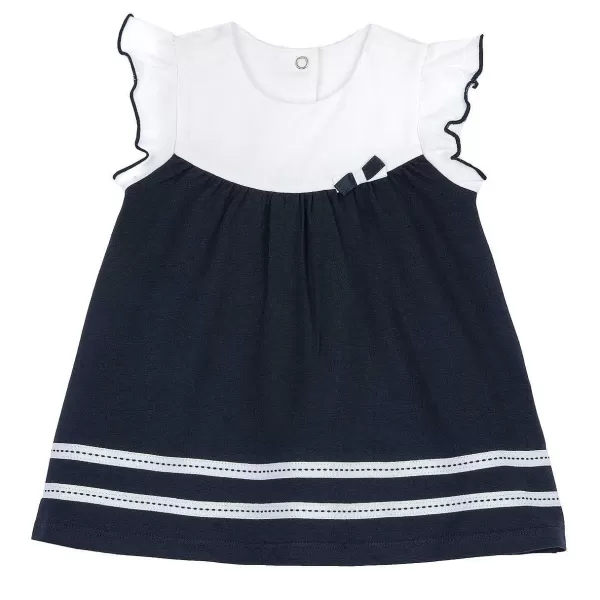 Store Chicco Vestido Com Manga De Folhos