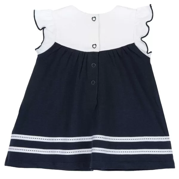 Store Chicco Vestido Com Manga De Folhos